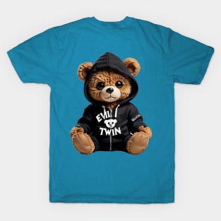 Evil Twin Hip Hop Streetwear Graffiti Teddy Bear T-Shirt